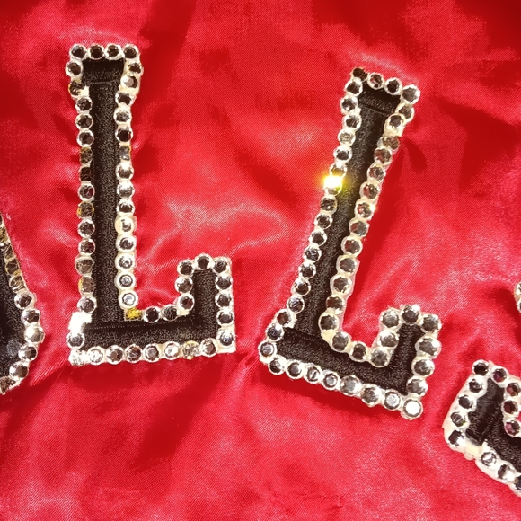 80s Swingster Chicago Bulls Vintage Satin Jacket Michael Jordan - Picture 10 of 12